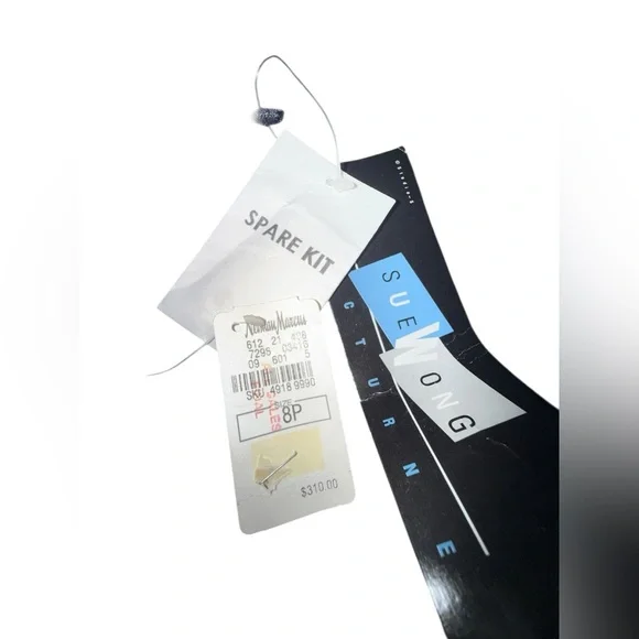 Vintage Sue Wong 100% Silk Beaded Cocktail Dress 8P NWT Black Gold Sequin - Picture 7 of 9